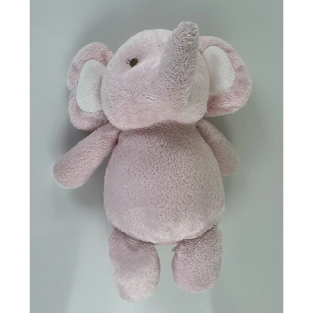 Carters Plush Baby PINK ELEPHANT Just One You Stuffed Animal Toy Lovey Sewn Eyes